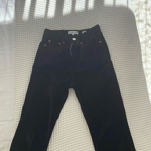 Re/done velvet jeans